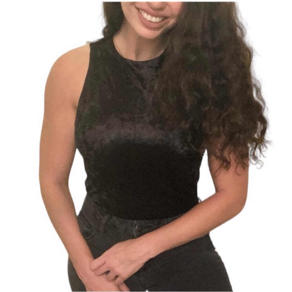 Black Velvet Top